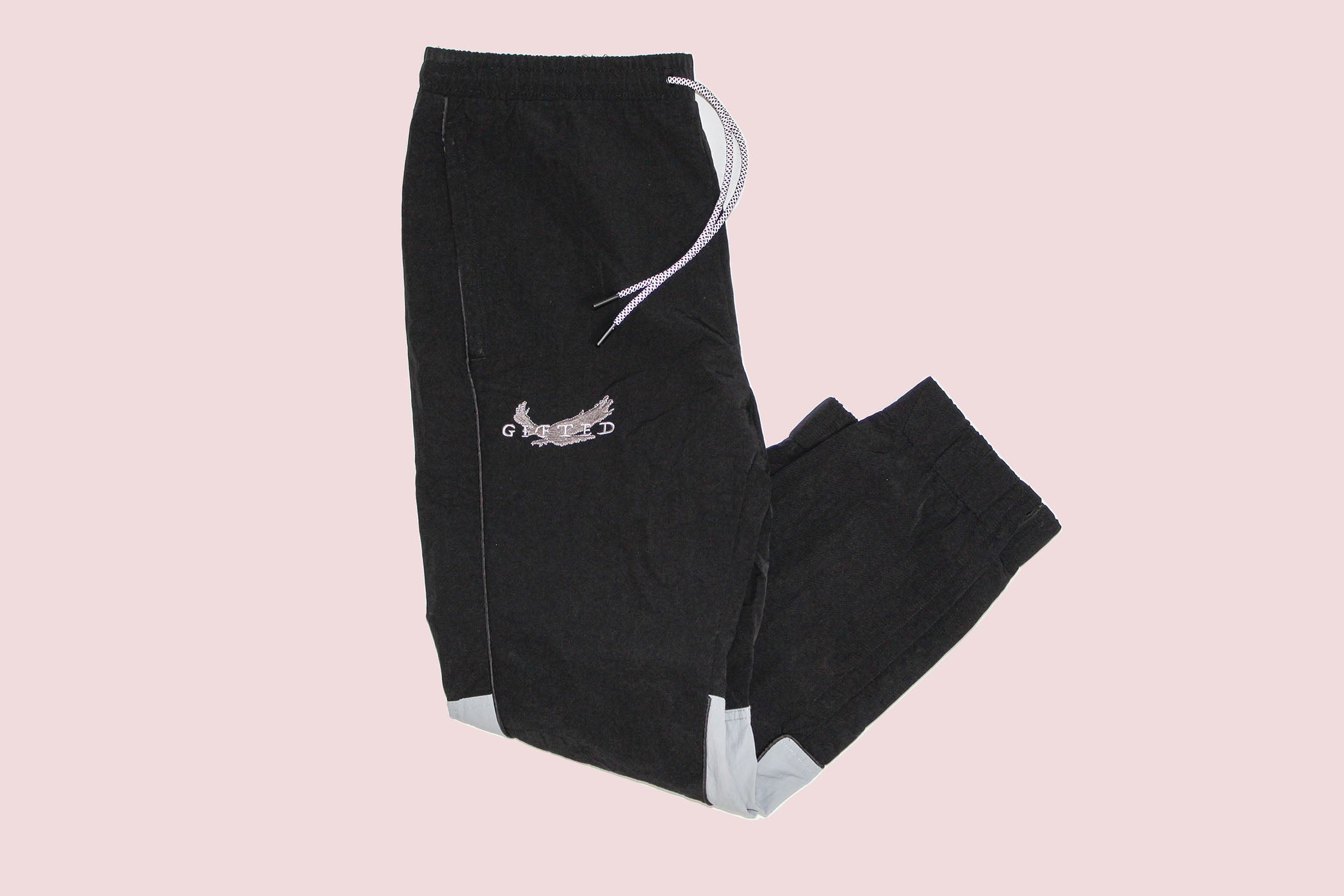 Tactical Cropped Track Pant - Black