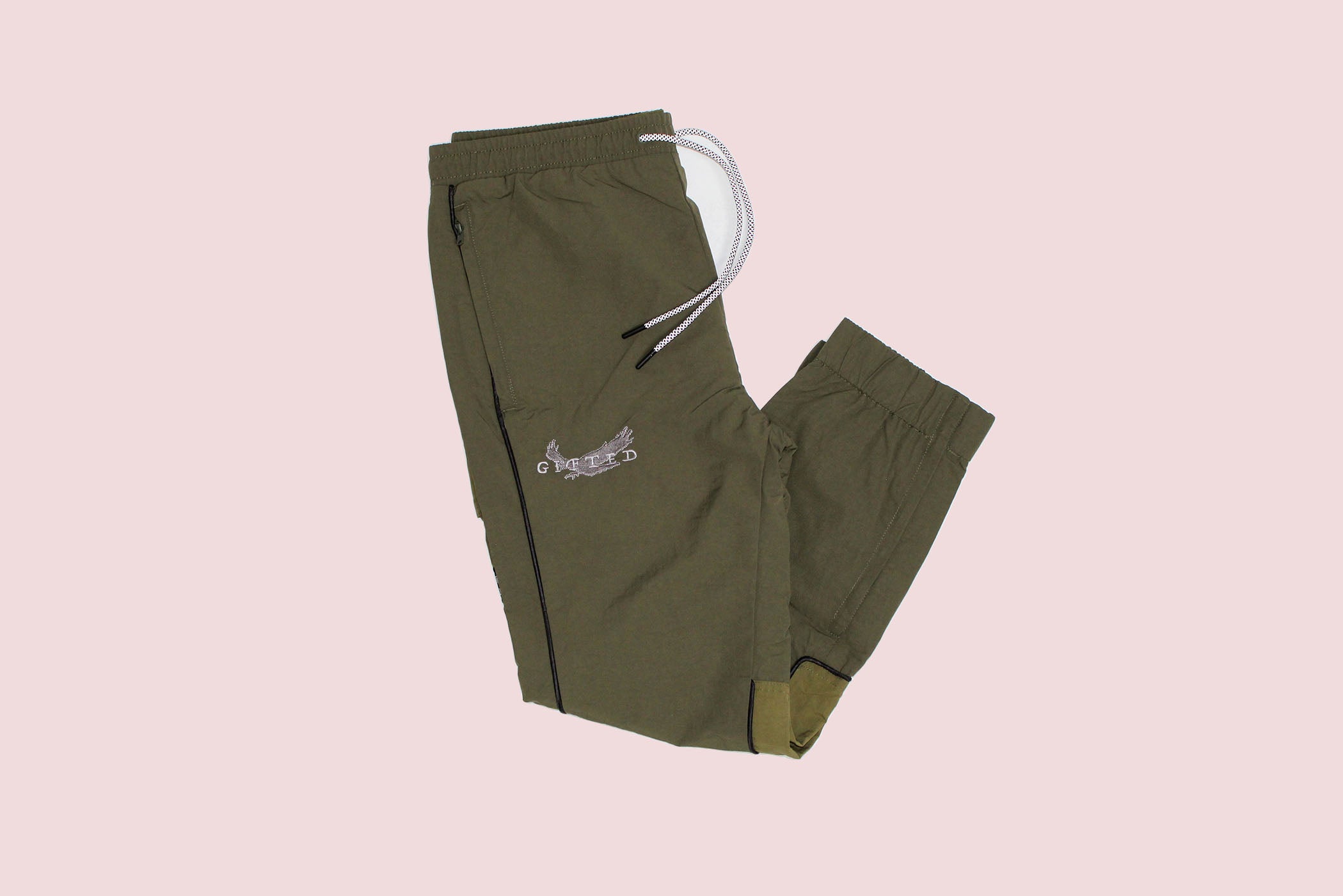 Tactical Cropped Track Pant - Green