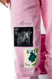 Missing Heart Pants - Pink